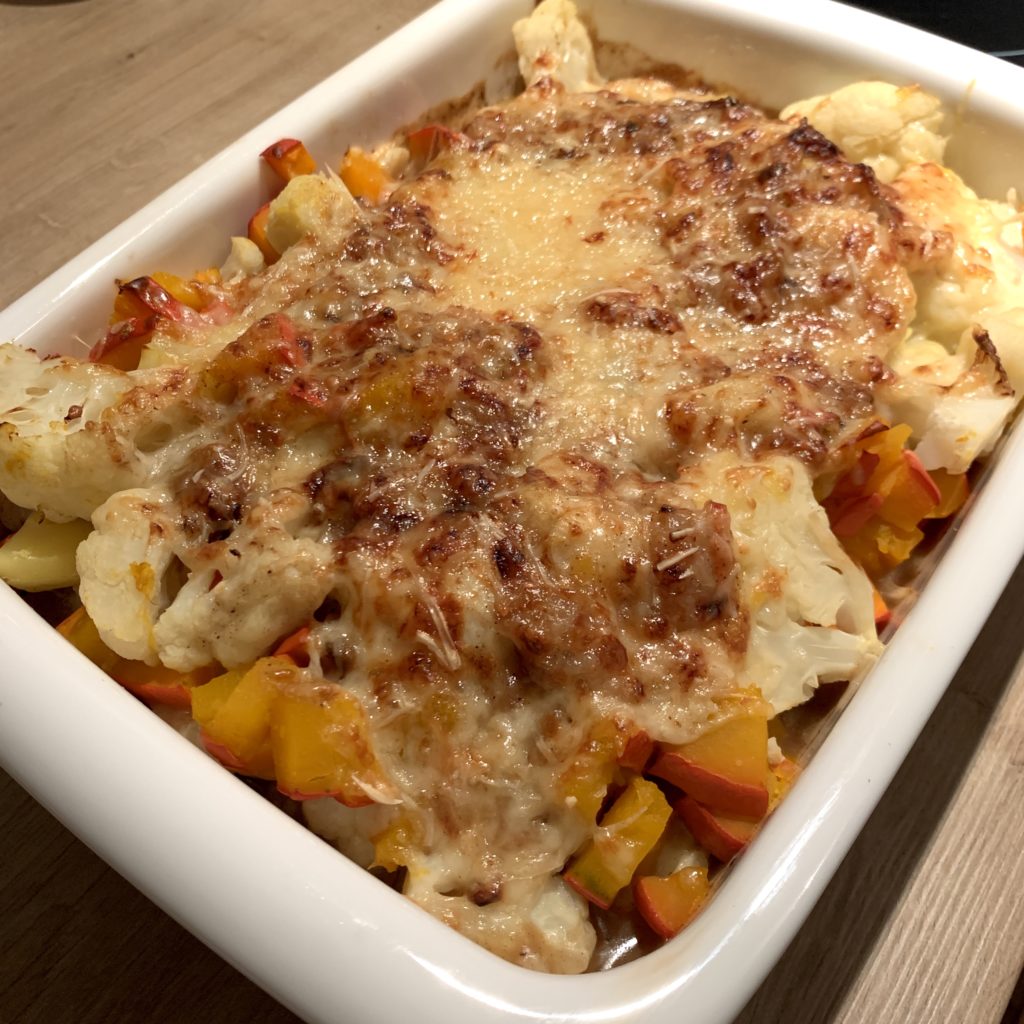 When the rain comes, the vegetables au gratin helps to revive your spirits!