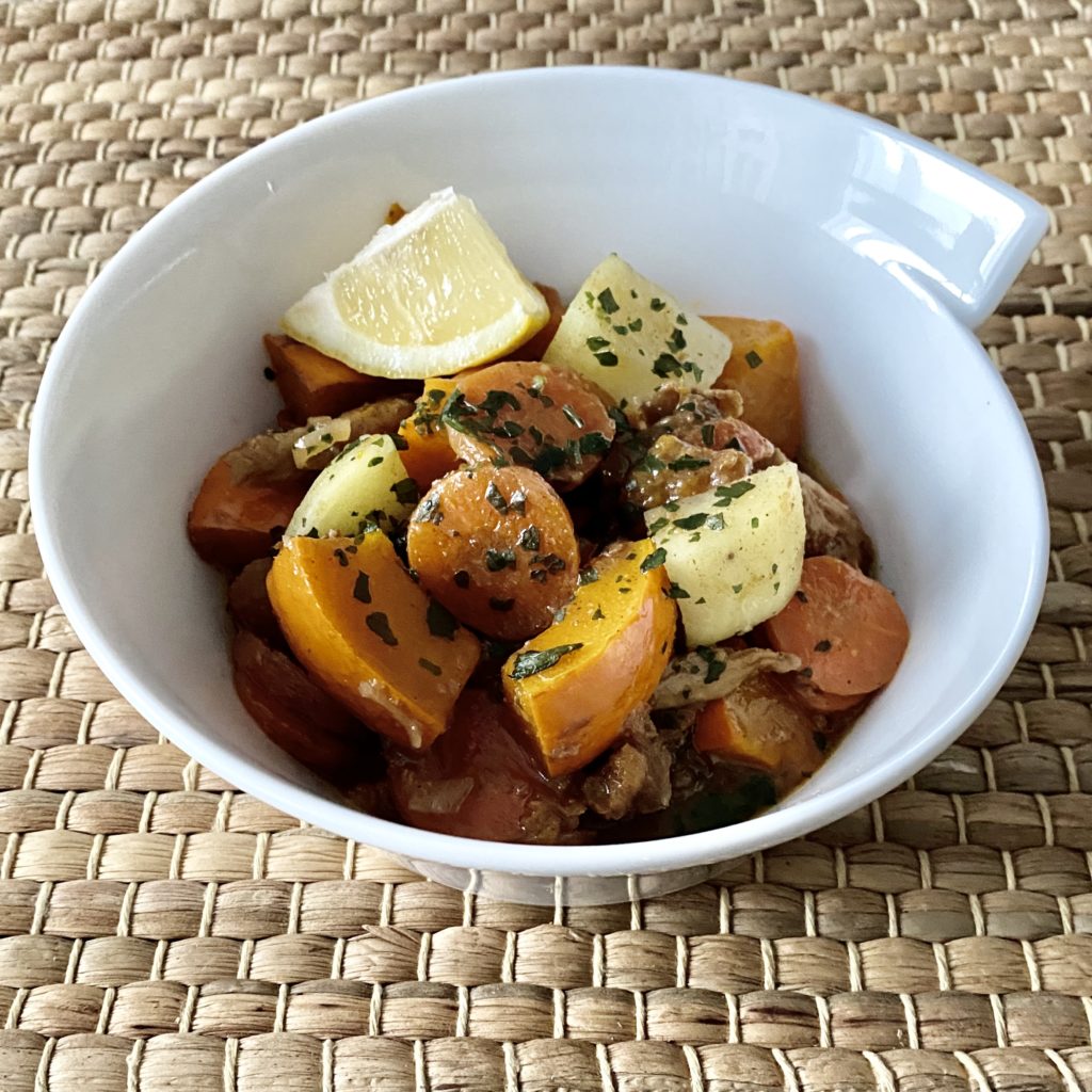 Pas besoin de faire ta gym pour succomber à ce tajine.