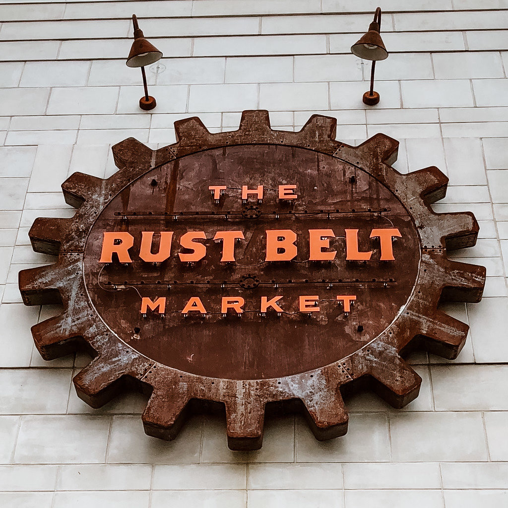 The Rust Belt Market, small craft shops in Ferndale, Michigan.