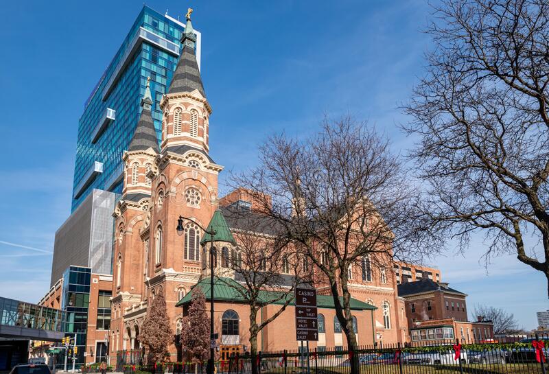 St Marys Church 1 - A cute tour of Greektown, Detroit.