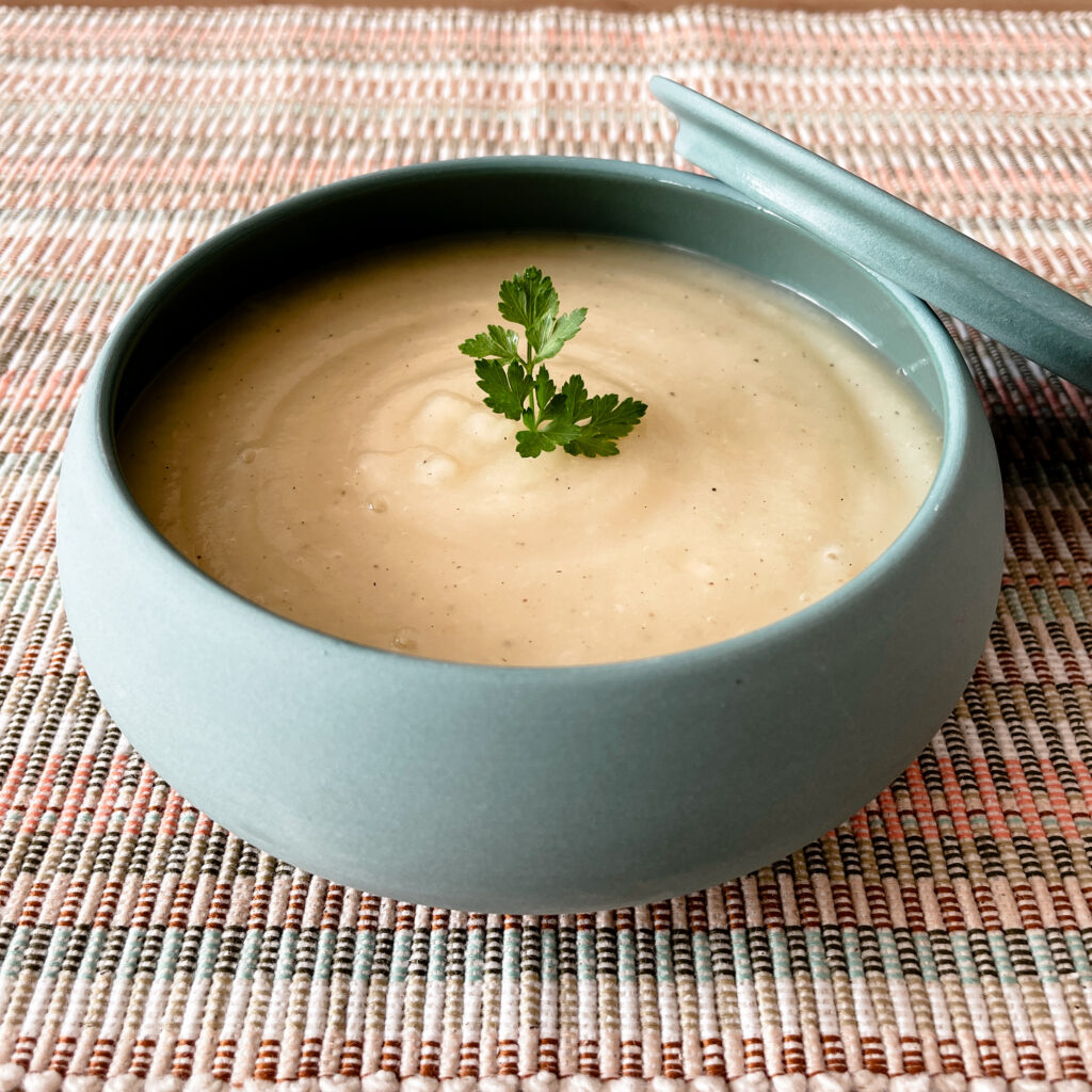 The shape of a carrot, the color of a turnip, you’ll love parsnip soup!
