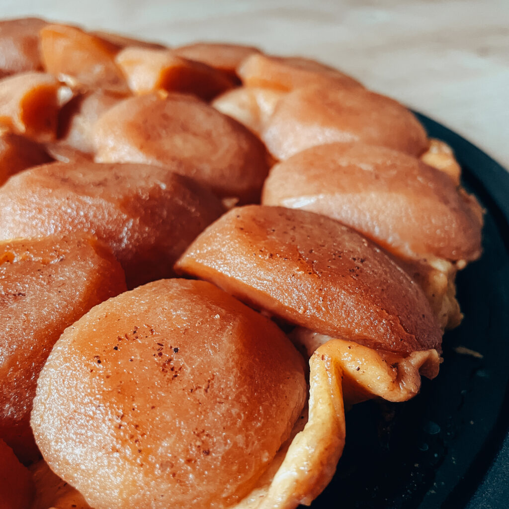 The Tatin pie.