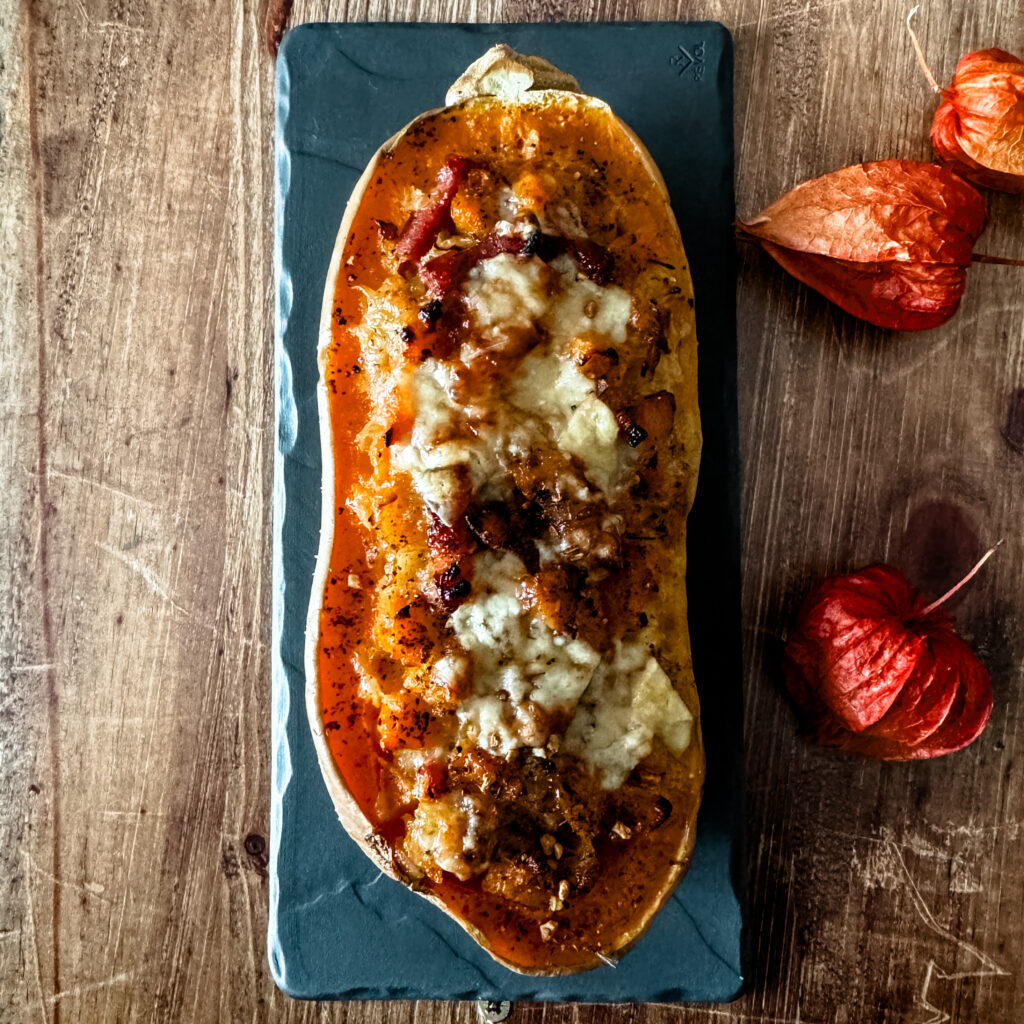 Not quite a tartiflette, but absolutely delicious!