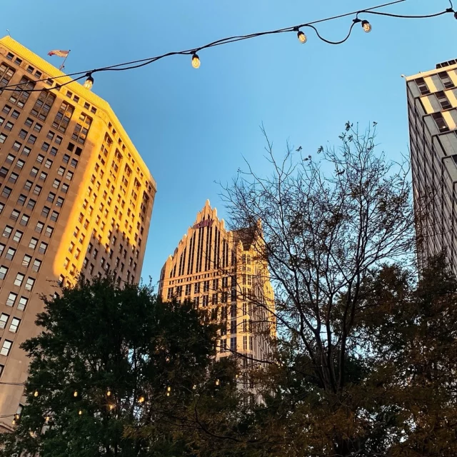 Downtown Detroit, mi, usa.